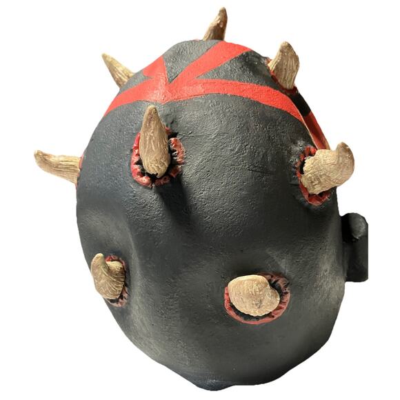 Vintage Lucas Film Star Wars Darth Maul Mask Costume + Jedi Utility Belt. READ - Picture 4 of 12